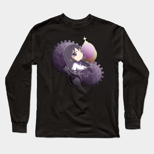 Homura's Clocks Long Sleeve T-Shirt by Natsu714